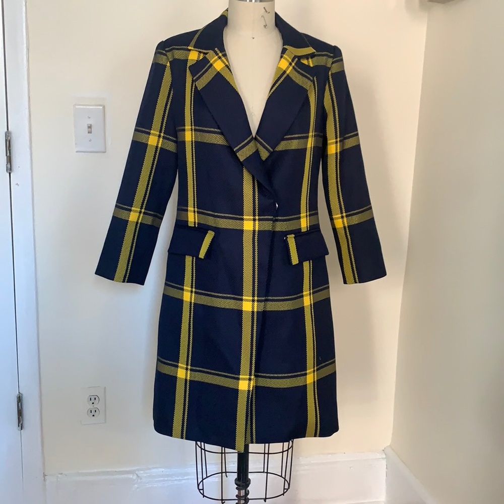 MILLY Prepster Check Shane Overcoat